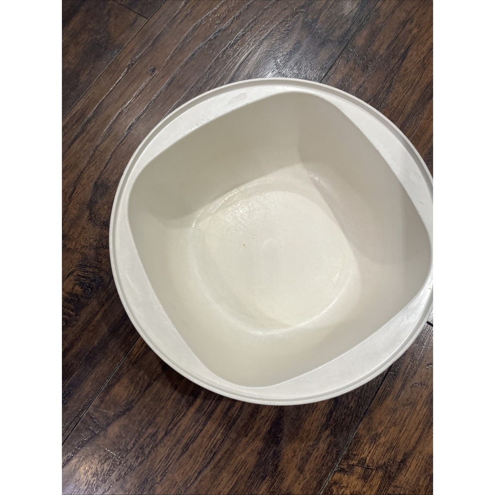 Vintage Tupperware Ultra 21 Round Casserole Dish 1545 With Lid Microwave - Picture 3 of 8